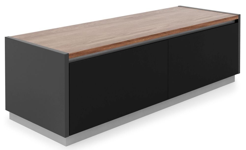 Wide black deals tv stand