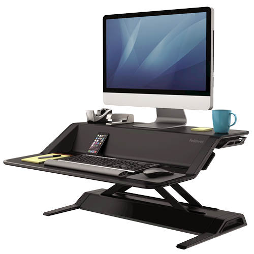 Fellowes Lotus Sit-Stand Workstation - Black