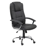 Alphason Home Office Chair Houston - Black Leather