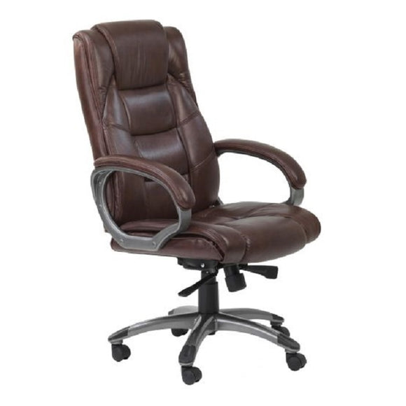 Alphason Mayfair Executive Chair - Brown Leather