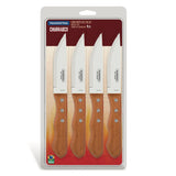 Tramontina, 4 Pcs. Barbecue Knives set Dynamic, Natural Light Jatoba