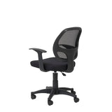 Alphason Davis Office Chair - Black Mesh