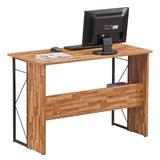 Rhodes Home Office Desk - Walnut / Grey