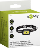 GOOBAY LED headlamp High Bright 240 BLK (IPX4) 240 lm