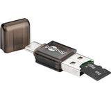 Goobay USB C / USB 2.0 Card Reader (Micro SD Cards)