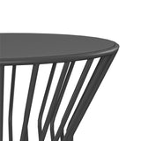 Novogratz Roberta Outdoor/indoor Metal Side Table - CHARCOAL GREY