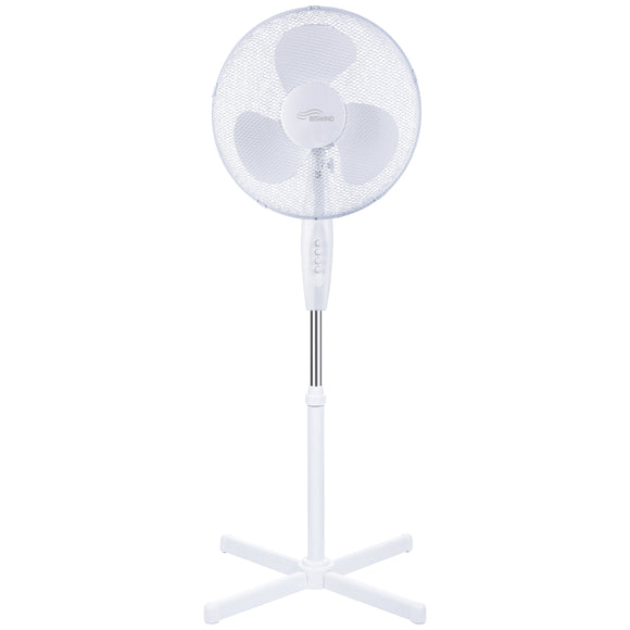 Stand fan 40 cm white