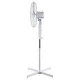 Stand fan 40 cm white