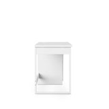 Alphason Bridport Home Office Desk - White Gloss