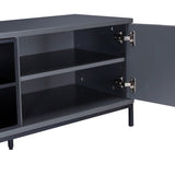 Alphason Chaplin Cabinet TV Stand, 1600 Wide, Up to 70" TVs - Charcoal