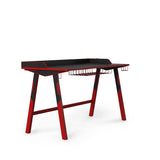 Fuego Gaming Desk - Black and Red