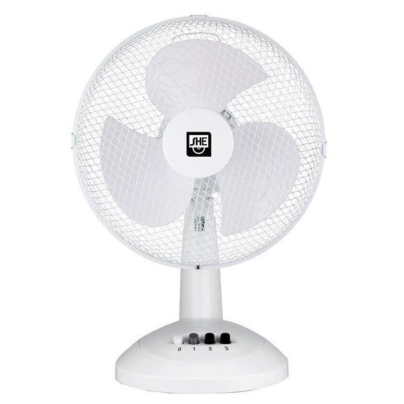 SHE table fan SHE30TI1901 white