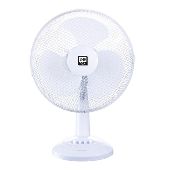 SHE table fan 30 cm SHE30TI2001 white