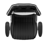 Alphason Senna Faux leather Gaming Chair -  Black & White