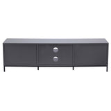 Alphason Chaplin Cabinet TV Stand, 1600 Wide, Up to 70" TVs - Charcoal