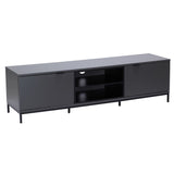 Alphason Chaplin Cabinet TV Stand, 1600 Wide, Up to 70" TVs - Charcoal