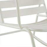 Roberta Outdoor/indoor Metal Rocking Chair-White