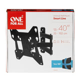 One For All Wall Mount, Smart, Tilt & Turn 180, Screens 13" To 43", Max Load 30kg..