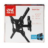 One For All Wall Mount, Smart, Tilt & Turn 180, Screens 13" To 65", Max Load 30 kg