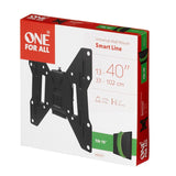 One For All Wall Mount, Smart, Tilt, Screens 13" To 43", Max Load 50kg.