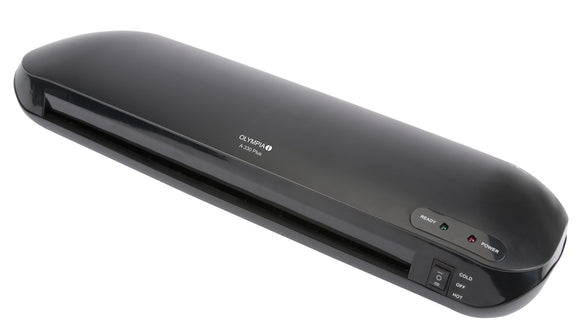 Olympia A 330 Plus, Hot and Cold Laminating, up to A3 (330mm), Jam release, black