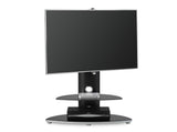 Osmium Bracketed Stand 800 Wide, Up to 47" TVs - Black