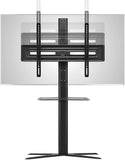 One For All Up Universal Cantilever TV Stand with shelf, Height adjustable, 32" to 70" TV'S - Black