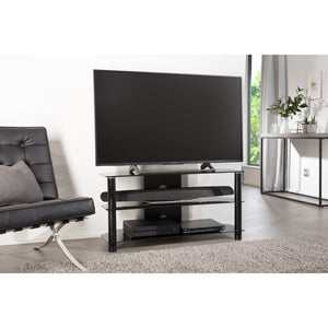 Alphason Essentials TV Stand, 1000 Wide , Up to 45" TV's - Black