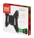 One For All Wall Mount, Smart, Tilt, Screens 13" To 43", Max Load 50kg..
